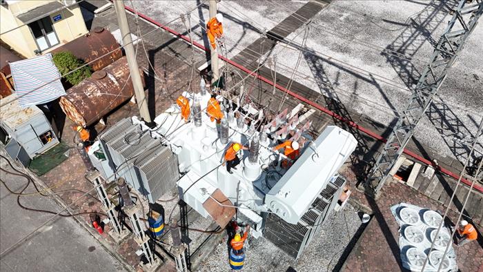 Máy biến áp T3, T4 Trạm biến áp Thái Nguyên hoàn thành sửa chữa lớn giúp nâng cao độ tin cậy lưới điện 